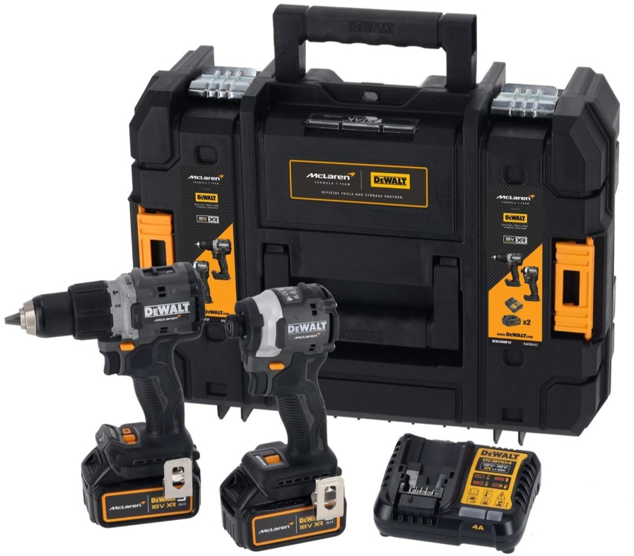 DeWalt DCK200MP2T Mclaren Comboset DCD85 + DCF85 18 Volt 5,0 Ah Li
