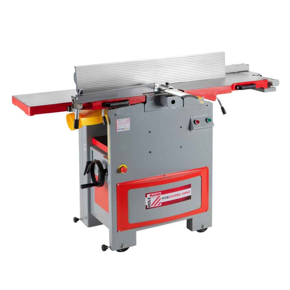 Holzmann HOB305PROSMW2_400V schaaf- en vandiktebank met spiraalmes 304 mm 400V