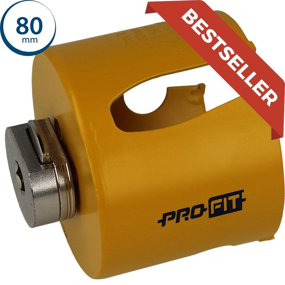 ProFit 09081080 Multi Purpose Gatzaag 80 mm met geïntegreerde adapter