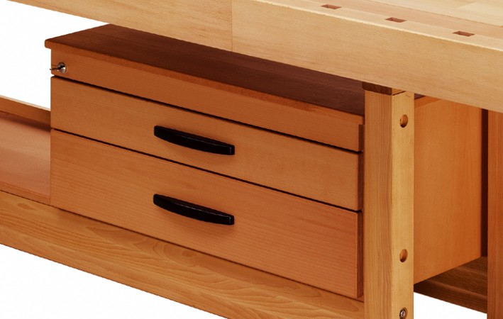 Ulmia 101.064 10-20 Onderkast met 2 lades voor Werkbank type 2,3,4 en 5