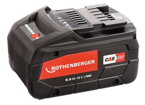 Rothenberger Accessoires 1000002549 RO BP18/8 Accu 18 Volt 8.0 AH LiHD