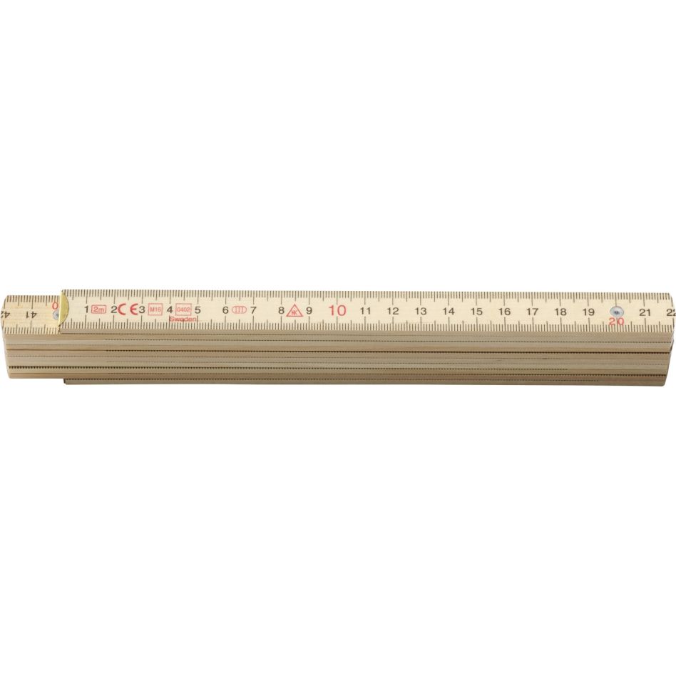 Hultafors HU109011 Duimstok 4000 2m - houtkleur