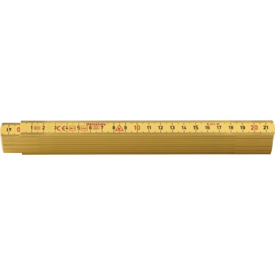 Hultafors HU200004 Duimstok G 59 2m - 10-delig - geel