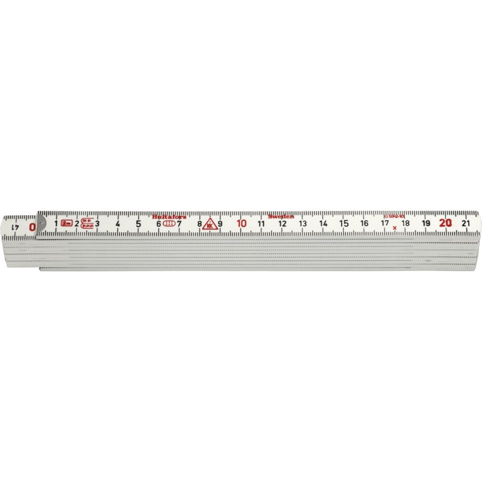 Hultafors HU200664 Duimstok GE 59 2m wit
