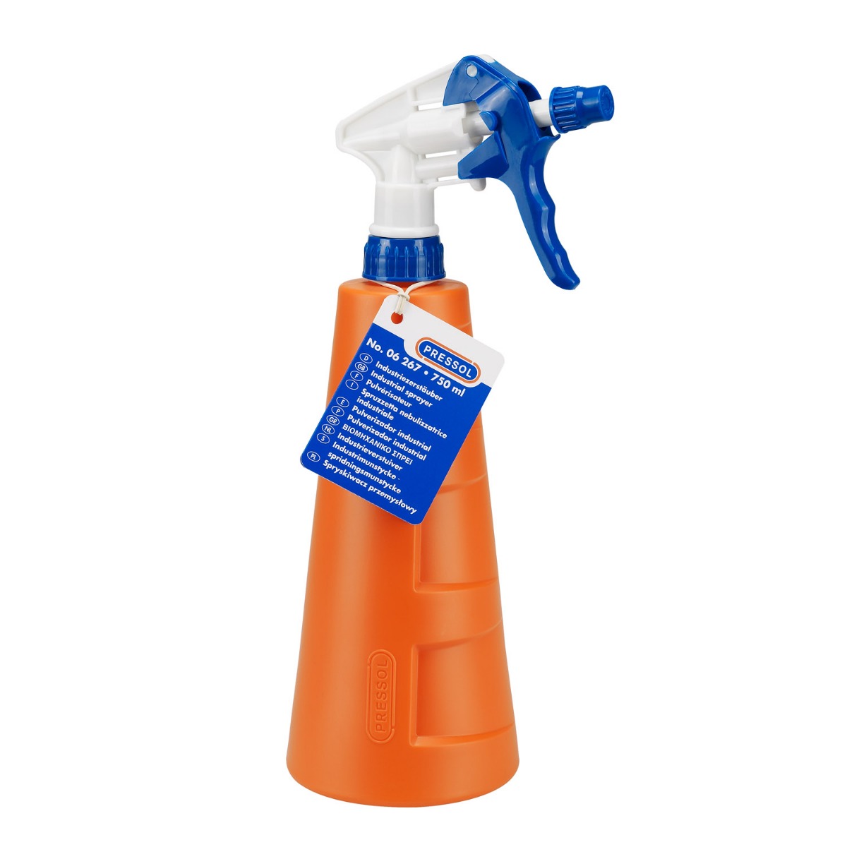 Industriële verstuiver-750 ml-PE oranje-kunststof spuitmond