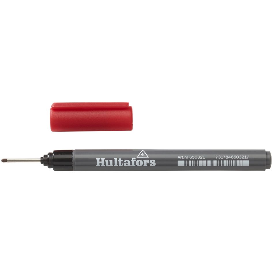 Hultafors HU650320 Markeerstift voor diepe gaten - rood
