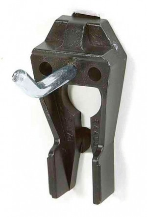 Raaco 110723 Clip 1 Enkele haak 90mm