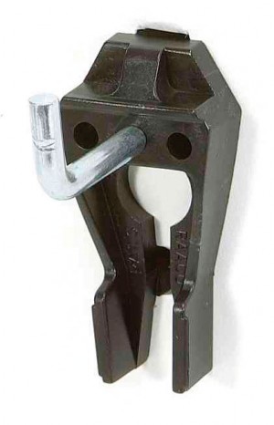 Raaco 110754 Clip 3 Enkele gehoekte haak 25mm