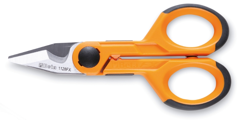 Beta 011280090 Electricienschaar met microvertanding RVS 145 mm