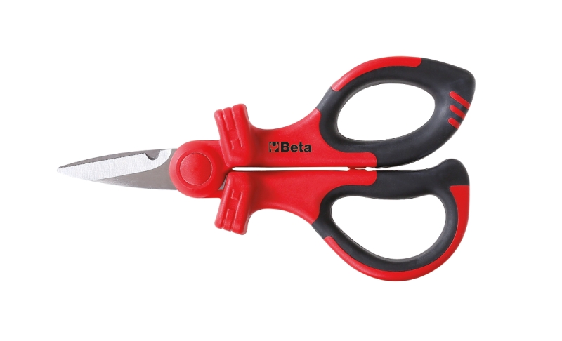 Beta 011280101 Electricienschaar RVS met microvertanding 145 mm