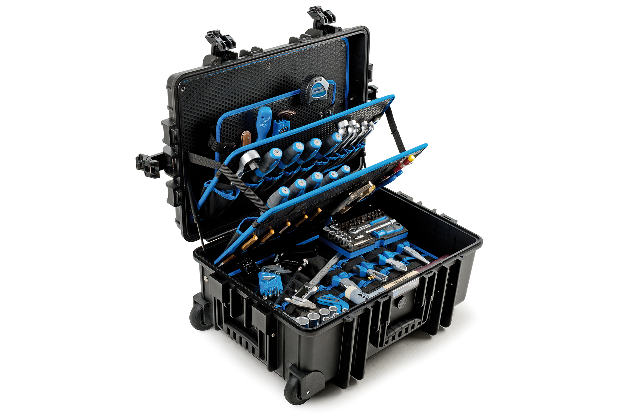 Gedore 8087270 117.19/P JET 6700 B&W Gereedschapskoffer Verrijdbaar 100-delig