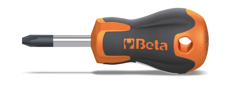 Beta 012091106 Pozidriv Schroevendraaier - Ext. Korte uitvoering 2 PZ