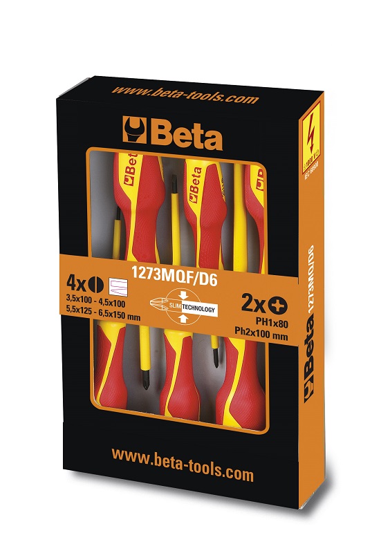 Beta 012730604 Set 4 Dunne Philips Schroevendraaiers