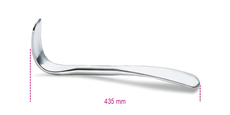 Beta 013290001 1329-Buigijzer, Kort Gebogen Model 1800 g