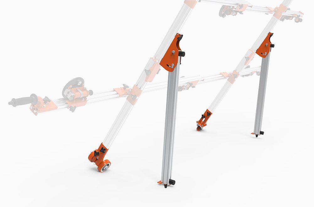 Battipav 13.802.18 Dragerset met wielen t.b.v. transportsysteem Agile
