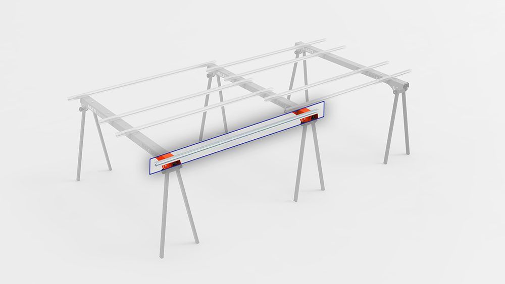 Battipav 13.802.32 Uitbreidingsprofiel t.b.v. Multi Bench