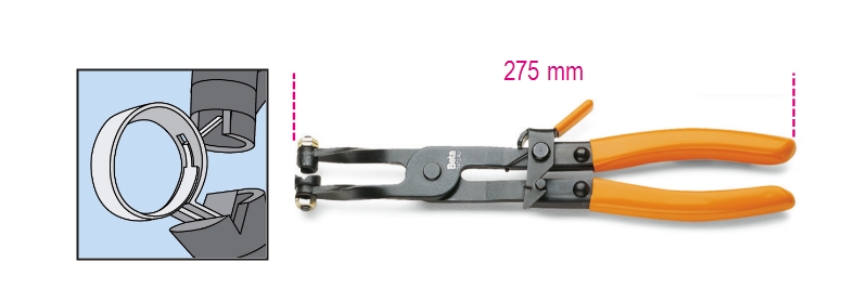 Beta 014720100 1472Au-Slangklemtang 18÷53 Ø mm