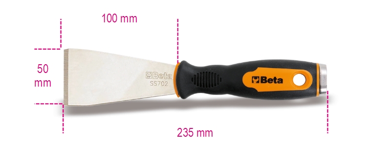 Beta 014790310 1479Rb/3-Gebogen Schraapmes