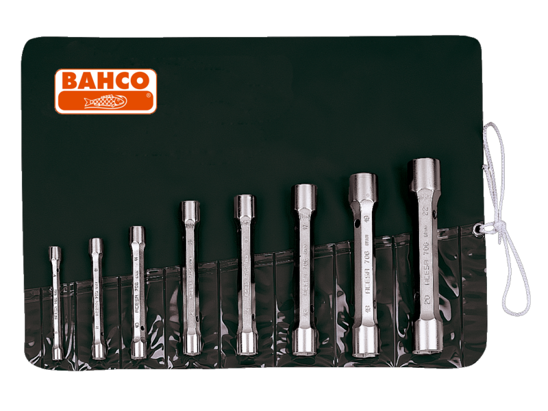 Bahco 27M/8T Pijpsleutelset, metrisch,