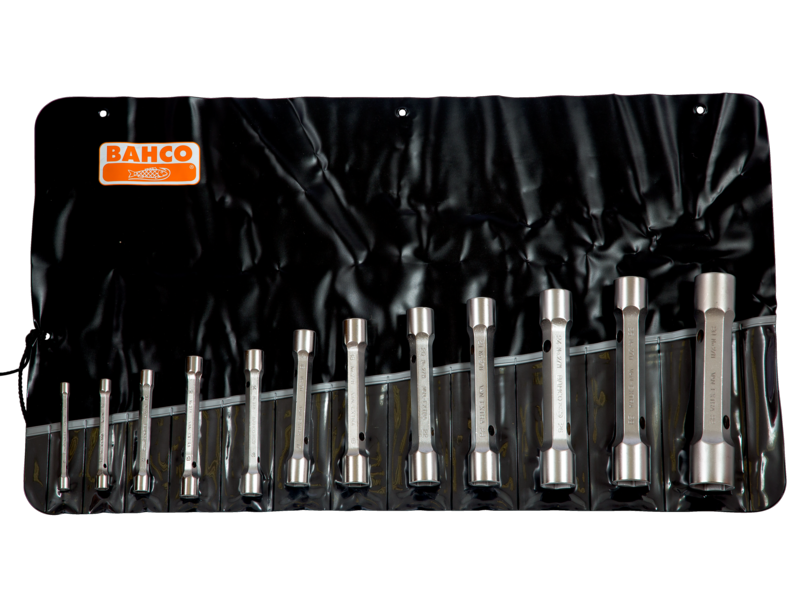 Bahco 27M/12T Pijpsleutelset, metrisch, 12 delig