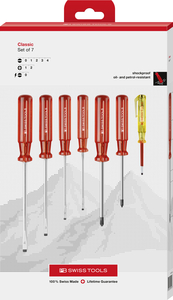 PB Swiss Tools PB1575.CBB 1575.CBB Classic schroevendraaierset Philips/Sleuf