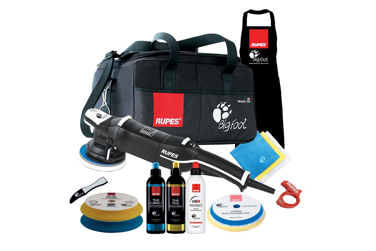 Rupes RU-LHR15III/LUX LHR15 Mark III/LUX Bigfoot Excentrische Polijstmachine Set 125mm