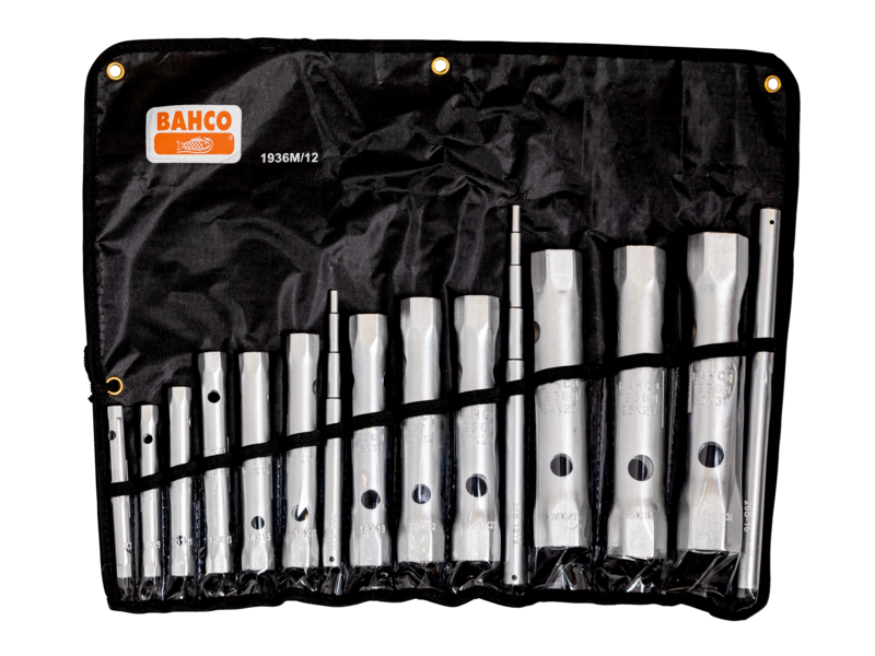 Bahco 1936M/12 Pijpsleutelsets, metrisch