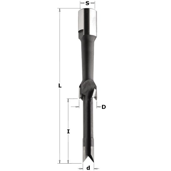 CMT 166.220.11 Slotkastenfrees 11mm, schacht 12 x 1mm