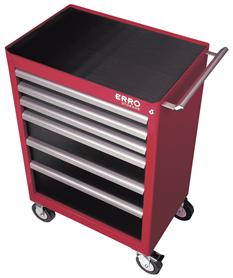 Erro 1714006 Elite Rolwagen met 6 laden, kogelgelagerd