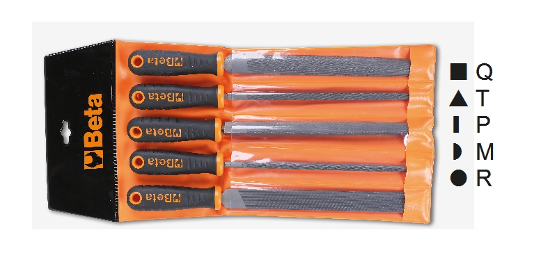 Beta 017190303 1719Bmd8/B5-5 Delig Set Basterd Vijlen 200 L mm