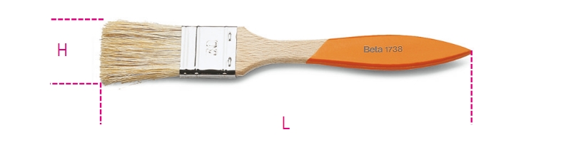 Beta 017380001 1738-Borstel 210 mm