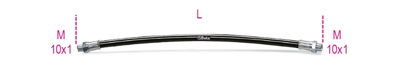 Beta 017500040 1750R/2-Flexibel Mondstuk 410 L mm