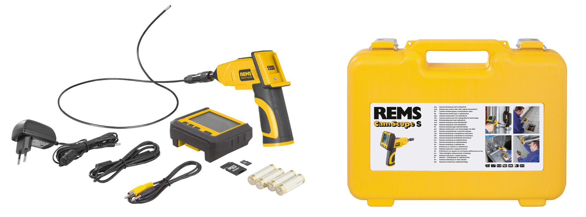 Rems 175132 R220 CamScope S Set 4,5-1 Camera Endoscoop met draadloze signaaloverdracht