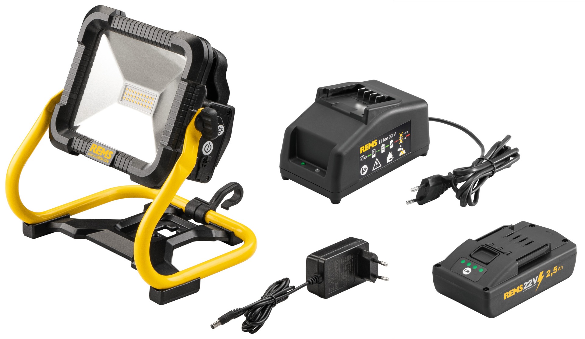 Rems 175211 R220 Lumen 2800 22 V Set Akku Led Bouwlamp