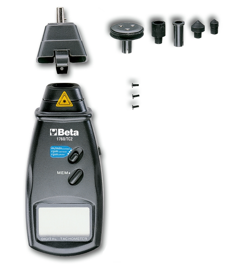 Beta 017600161 1760/Tc2-Digitale Tachometer 230 L mm