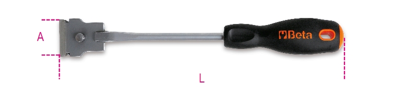 Beta 017740011 1774A-Mulifunctionele Schraper 300 L mm