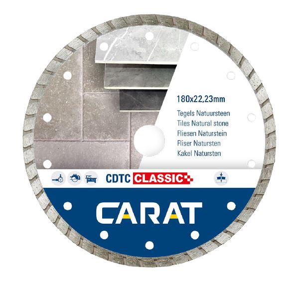 Carat CDTCC18030 Diamantzaag CDTC CLASSIC 180x22,2MM natuursteen/beton