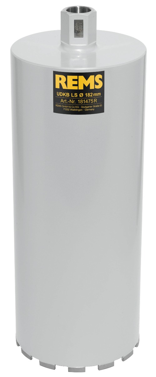 Rems 181475 R UDKB-LS 182x420xUNC 1 1/4 Diamantkernboor Lasergelast Droog/nat