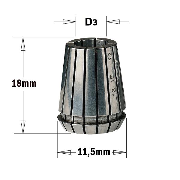 CMT 184.050.11 Spantang ER11 5mm