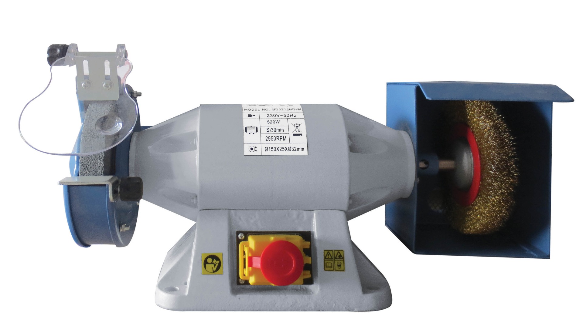 Contimac 19022 Dsm 200 W Steel Werkbankslijper met Staalborstel 230 Volt