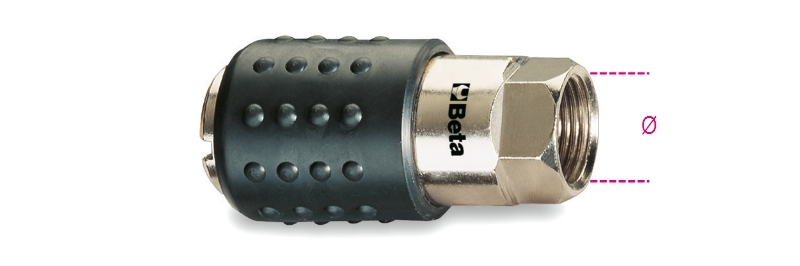 Beta 019170010 1917F 3/8-Universele Snelkoppelingen 3/8" Ø GAS BSP