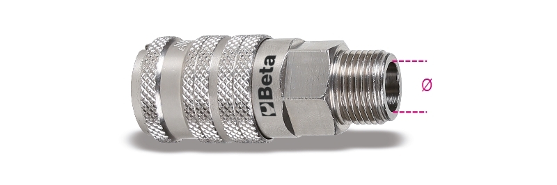 Beta 019170412 1917Jm 1/2-Snelkoppeling Aziatisch Prof. 1/2" Ø GAS BSP