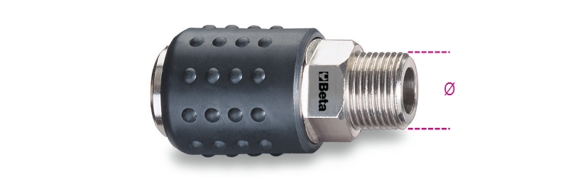 Beta 019170001 1917M 1/4-Universele Snelkoppelingen 1/4" Ø GAS BSP