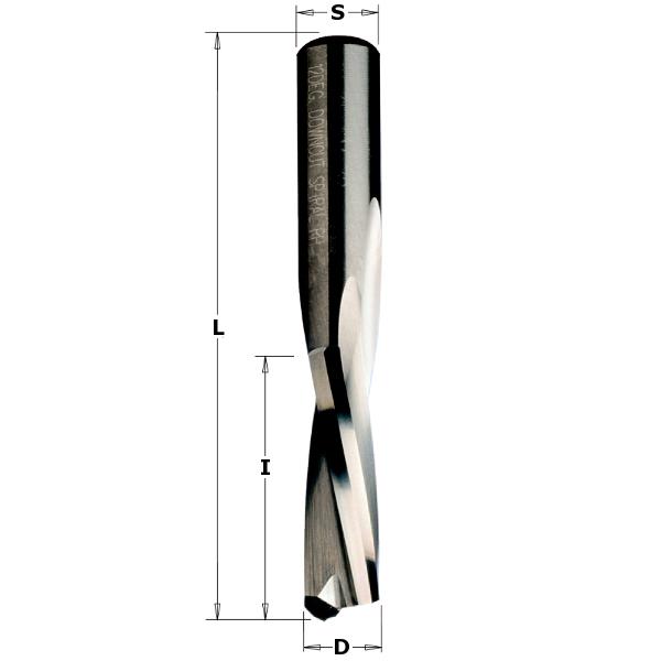 CMT 192.100.11 Spiraalfrees 10mm, schacht 10mm