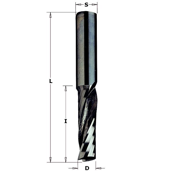 CMT 198.100.11 Spiraalfrees 10mm, schacht 10mm