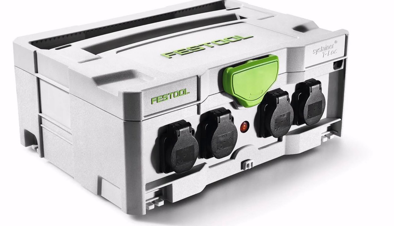 Festool Accessoires 200231 SYS-PowerHub SYS-PH 10 meter verlengsnoer met 5 stopcontacten in systainer