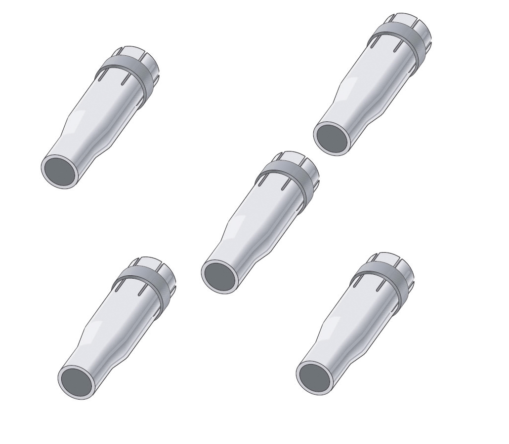 Contimac 200840T Gasmondstuk Flessenvorm 8Xm-7Xm-401 (5 Stuks)
