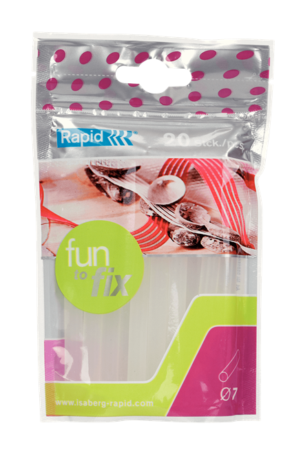 Rapid 23835904 Fun2Fix 7mm universele lijmpatronen