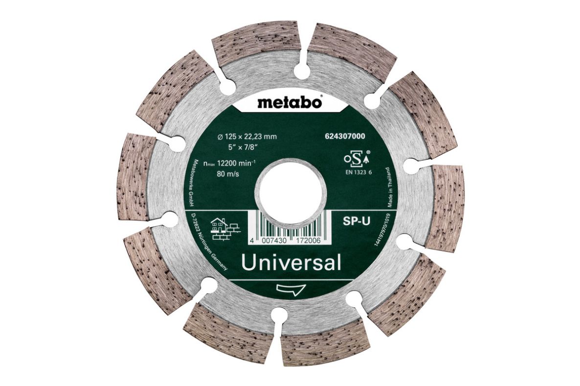 Metabo Accessoires 624296000 Diamantschijf "SP-Universal" Ø 125x22,23 mm, blister
