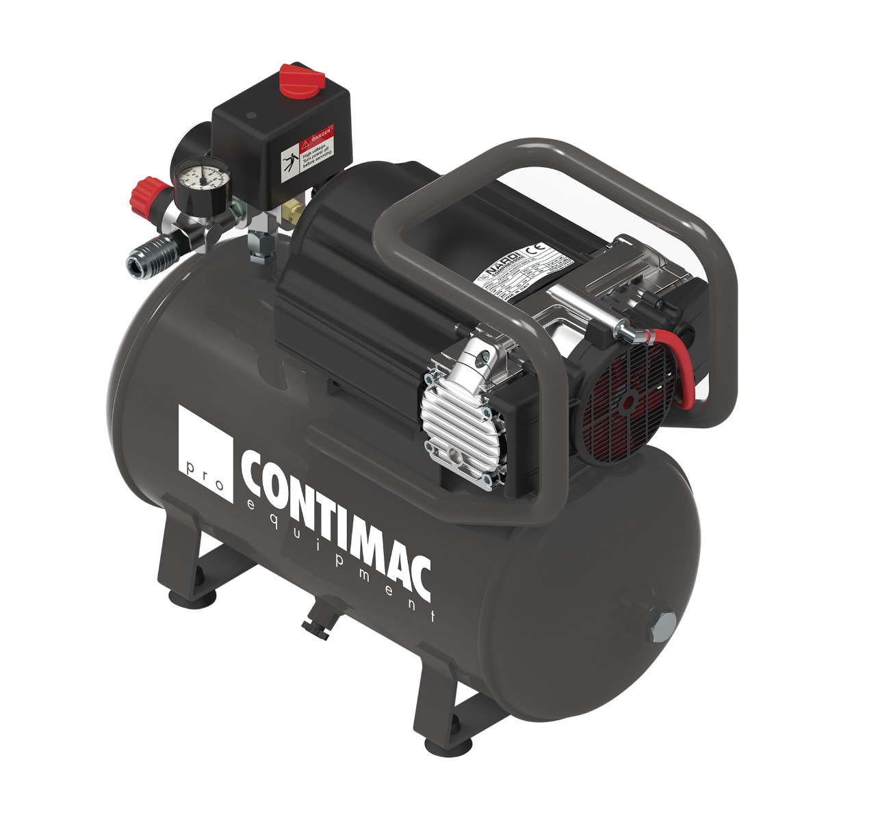 Contimac 25198 Cm 210/8/15 W Boxer Zuigercompressor 230 Volt